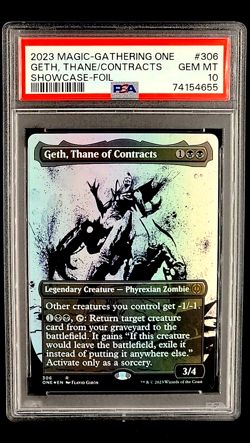 2023 Magic the Gathering Phyrexia All Be One Geth Thane of Contract PSA 10 POP 1 - Image 1