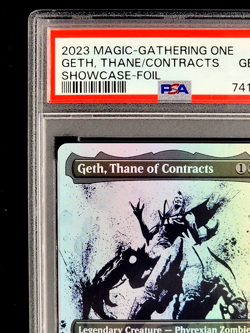 2023 Magic the Gathering Phyrexia All Be One Geth Thane of Contract PSA 10 POP 1 - Image 5