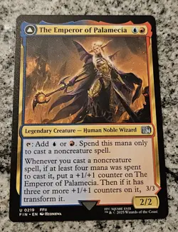 Emperor of Palamecia, MTG, Final Fantasy, Magic the Gathering MTG TCG, 219 U - Image 1