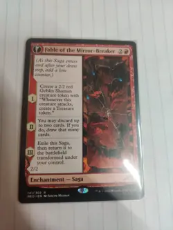 FABLE OF THE MIRROR BREAKER MTG WOTC EDH PIONEER MAGIC NEO141/302 R - Image 1