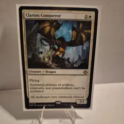 MTG - Clarion Conqueror - Tarkir: Dragonstorm Regular Rare Dragon - Image 1