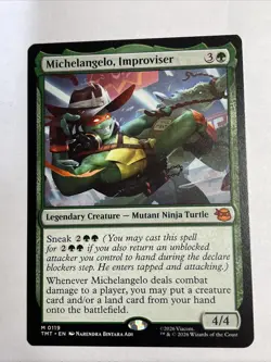 MTG Michelangelo, Improviser - Teenage Mutant Ninja Turtles #119 Mythic - Image 1