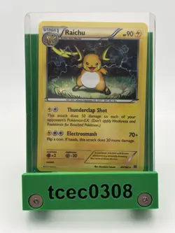 Pokemon TCG Raichu Breakthrough 49/162 Holo Rare - Image 1