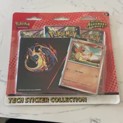 Pokemon Ascended Heroes Tech Sticker Collection 3-Pack Sealed NEW - Image 1
