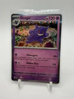 Pokemon Gengar 094/165 Holo Rare Scarlet & Violet 151 130 HP Poltergeist - Image 1