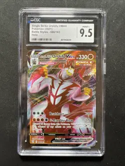 Single Strike Urshifu Vmax 086 CGC 9 2021 Pokemon Battle Styles - Image 1