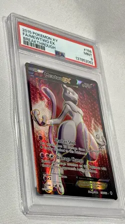 PSA 9 Mewtwo EX Full Art - XY Breakthrough 2015 Pokemon Card 158/162 - Image 2