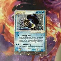 Lapras ex 99/109 EX Ruby & Sapphire Ultra Rare Holo Pokemon 2003 - Image 1