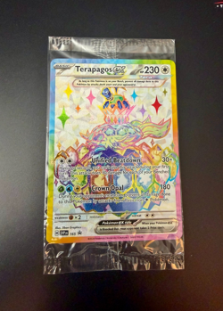 ✨🔥 Pokemon Terapagos ex SVP 165 Promo Sealed Holo Scarlet & Violet 💫🐢 - Image 1
