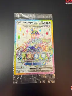 ✨🔥 Pokemon Terapagos ex SVP 165 Promo Sealed Holo Scarlet & Violet 💫🐢 - Image 2