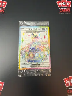 ✨🔥 Pokemon Terapagos ex SVP 165 Promo Sealed Holo Scarlet & Violet 💫🐢 - Image 3
