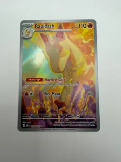 Rapidash 189/182 Illustration Rare – Destined Rivals Pokemon TCG NM - Image 1