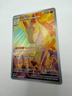 Rapidash 189/182 Illustration Rare – Destined Rivals Pokemon TCG NM - Image 2