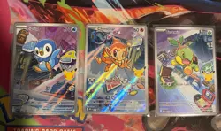 Pokemon TCG First Partner Illustration Collection 30th Anniversary 3 Promos - Image 1