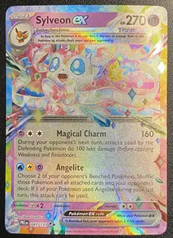 Sylveon ex DR 041/131 Pokemon TCG S&V Prismatic Evolutions Double Rare - NM - Image 1