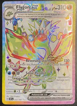 Flygon ex Full Art UR 222/191 Pokemon TCG S&V Surging Sparks Ultra Rare NM - Image 1
