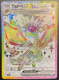 Flygon ex Full Art UR 222/191 Pokemon TCG S&V Surging Sparks Ultra Rare NM - Image 2