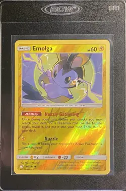 Emolga Reverse Holo Common 46/181 Pokemon TCG Sun & Moon Team Up NM Free Ship - Image 3