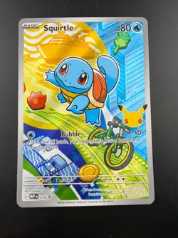 Pokemon TCG Squirtle 039 First Partner Illustration Black Star Promo NM - Image 1