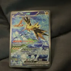 Pokemon TCG Zapdos ex 202/165 Scarlet & Violet 151 Holo Special Illustration EX - Image 1