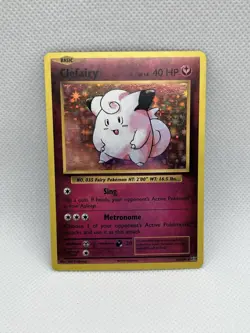 Pokemon XY Evolutions Clefairy Holo Rare 63/108 NM - Image 1