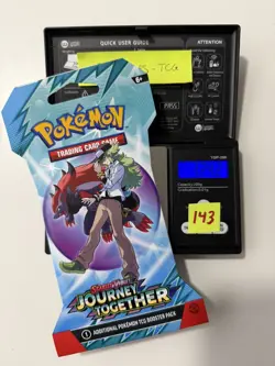 (HEAVY)🔥32.42g Pokemon TCG Journey Together Sleeved Booster Pack Factory Sealed - Image 1