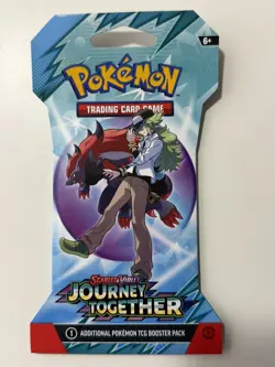 (HEAVY)🔥32.42g Pokemon TCG Journey Together Sleeved Booster Pack Factory Sealed - Image 2