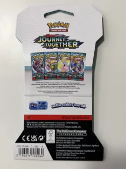 (HEAVY)🔥32.42g Pokemon TCG Journey Together Sleeved Booster Pack Factory Sealed - Image 3