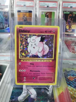 Pokemon TCG Clefairy Evolutions 63/108 Holo Holo Rare - Image 1