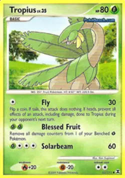 Pokemon - Tropius - 52/111 - Uncommon - Reverse Holo - Rising Rivals - NM - Image 1