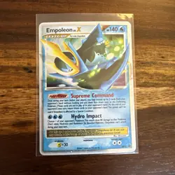 Pokemon TCG Empoleon LV X DP11 HOLO 2007, Lightly Played - Image 1