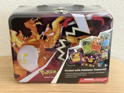 POKEMON TCG 2020 FALL COLLECTOR'S TREASURE CHEST LUNCH BOX SEALED NEW - Image 1
