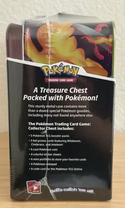 POKEMON TCG 2020 FALL COLLECTOR'S TREASURE CHEST LUNCH BOX SEALED NEW - Image 3