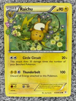 Raichu RC9/RC32 Pokemon TCG Generations Radiant Collection - Image 1