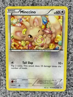 Minccino RC18/RC25 Legendary Treasures: Radiant Collection Holo NM Pokemon TCG - Image 1