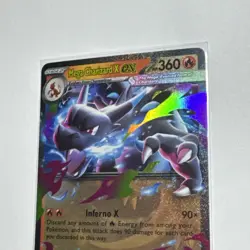 2025 Pokemon Phantasmal Flames PFL EN Mega Charizard X ex Double Rare #013/094 - Image 3