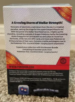 Pokemon TCG: Surging Sparks Booster Bundle (6 Packs) Factory Sealed - Image 3