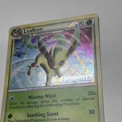 Pokemon Leafeon #17/90 Undaunted Prerelease Stamp Promo Holo Rare NM-M - Image 4