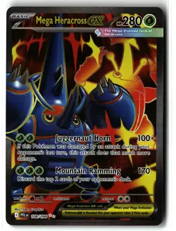 Mega Heracross ex ⭐ 108/094 Holo Ultra Rare Phantasmal Flames 2025 Pokemon NM - Image 1
