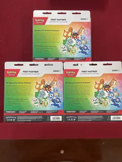 Pokemon TCG First Partner Illustration Collection Series 1 LOT OF 3 SEALED - Image 5