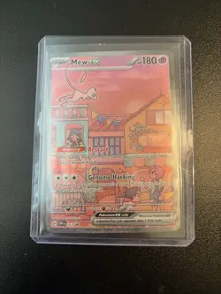 Mew EX SVP 053 Promo Scarlet & Violet Pokemon TCG Full Art Holo Mint Condition - Image 1