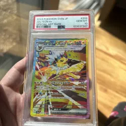 Pokemon Jolteon ex Special Art Rare Holo SV8a 209 PSA 10 2024 - Image 1