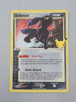 Pokemon Tcg Umbreon Star 17/17 Celebrations Holo Classic Collection Nm Condition - Image 3
