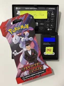 (HEAVY)🔥 32.63g Pokemon TCG Destined Rivals Sleeved Booster Pack Factory Sealed - Image 1