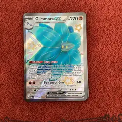 GLIMMORA EX 218/091 PALDEAN FATES POKEMON (SHINY SPECIAL ILLUSTRATION RARE, NM) - Image 1