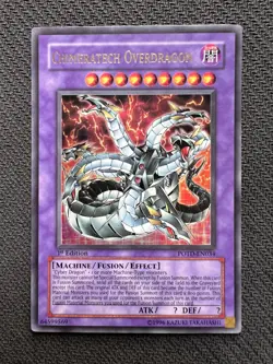 Yugioh Chimeratech Overdragon 1st Edition Ultra Rare POTD-EN034 NM - Image 1