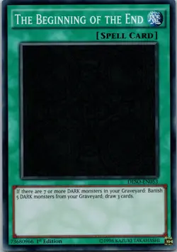 Yugioh The Beginning of the End DESO-EN053 1st Edition Super Rare NM - Image 1