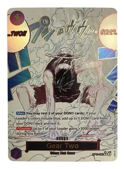 One Piece TCG Gear Two (Alt Art) -A Fist of Divine Speed (OP11) OP11-080 English - Image 1
