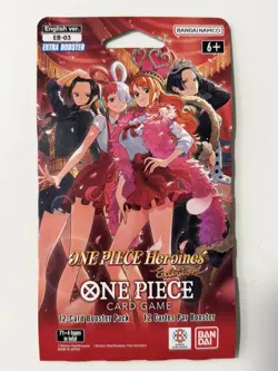 (HEAVY)🔥One Piece Heroines Edition EB 03 Sleeved Booster Pack (Factory Sealed) - Image 2