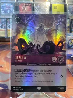 Ursula Sea Witch Epic Alternate Art Fabled Disney Lorcana 208/204 NM+ - Image 1